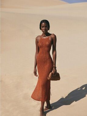 atlas knit midi dress Atlas Ribbed Knit Sweater main image 0